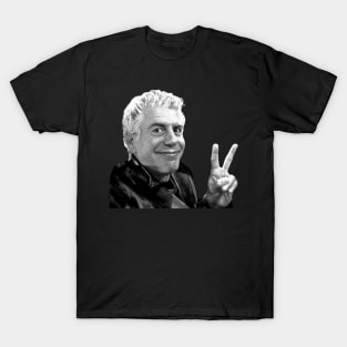 anthony bourdain peace T-Shirt